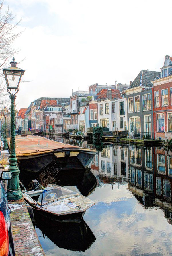 Oude Rijn Leiden Nederland